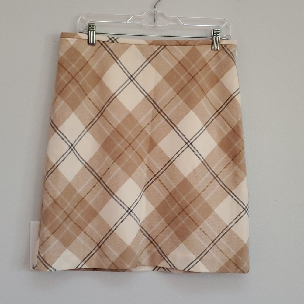 Eddie Bauer wool blend mini skirt